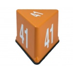Set Magnetisch dakblok - genummerd - oranje