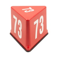 Set Magnetisch dakblok - genummerd - rood