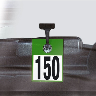 Sleutellabel Auto-ID-set - rood