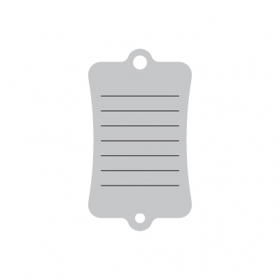 Sleutellabel Box300 - Grijs