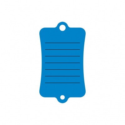 Sleutellabels Box300 - Blauw