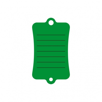 Sleutellabels Box300 - Groen