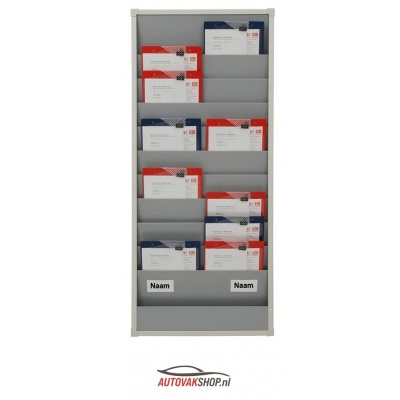 Werkplaatsplanbord 2-rij breed en 15 sleuven