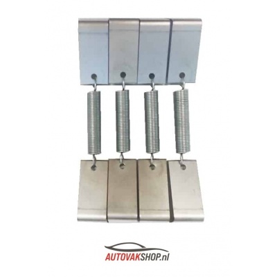 HA Kentekenplaat Klemset RVS