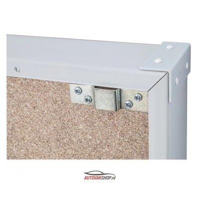 Metalen Werkorder Planbord – 1 rij, 10 sleuven (rood)