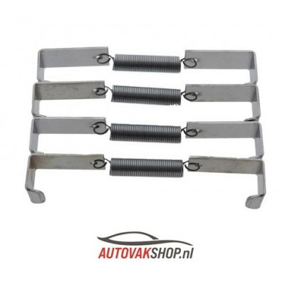 HA Kentekenplaat Klemset RVS